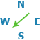 Wind from NE Wind from NE