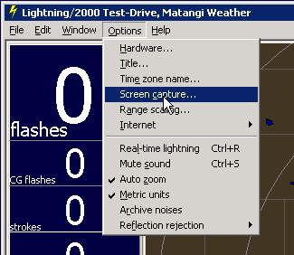 Select Screen Capture Option Select Screen Capture Option
